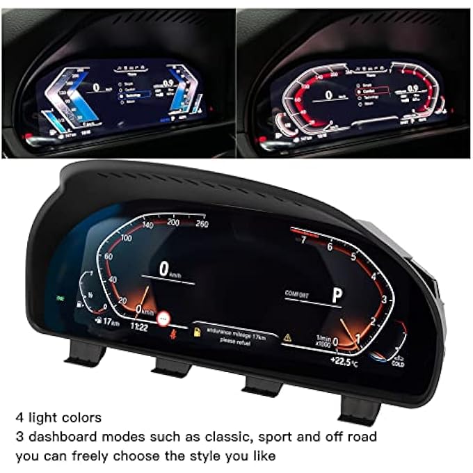 Zhed Car Dash Board 3 Modes Lcd Screen Meter Digital Dashboard Cluster Instrument For 5 Series F10 F11 F18 Gt F07 For 6 Series F06 F12 For 7 Series F01 F02 F03 X3 F25 X4 F26 X5 F15 - Image 5