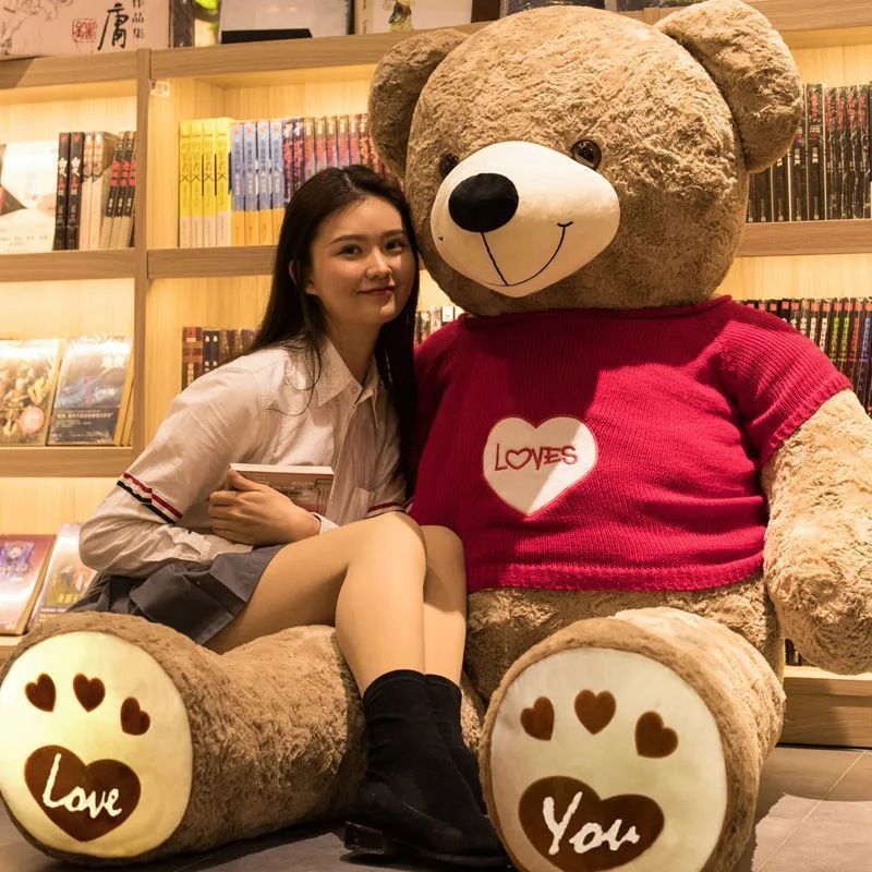 CME Extra-Large Teddy Bear Plush Toy Stuffed Animal Panda Doll Birthday Gift for Girls - Image 3