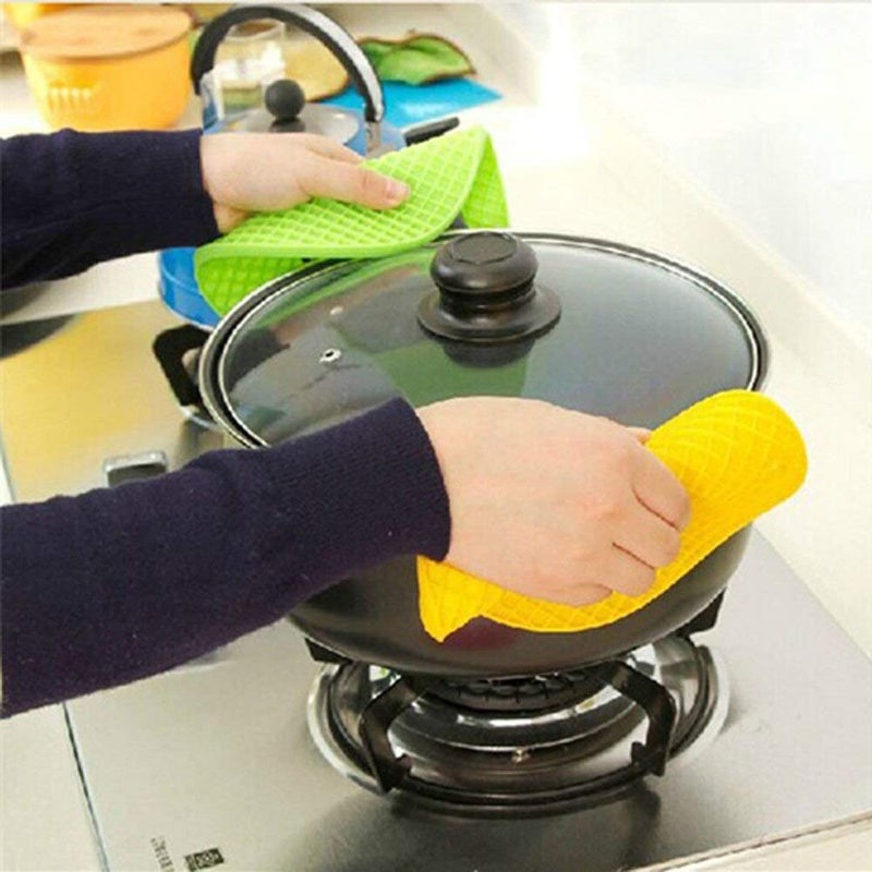 Maharsh Heat Insulation Honeycomb Design Small Round Silicone Tableware Bowl Dish Plate mat - Image 4