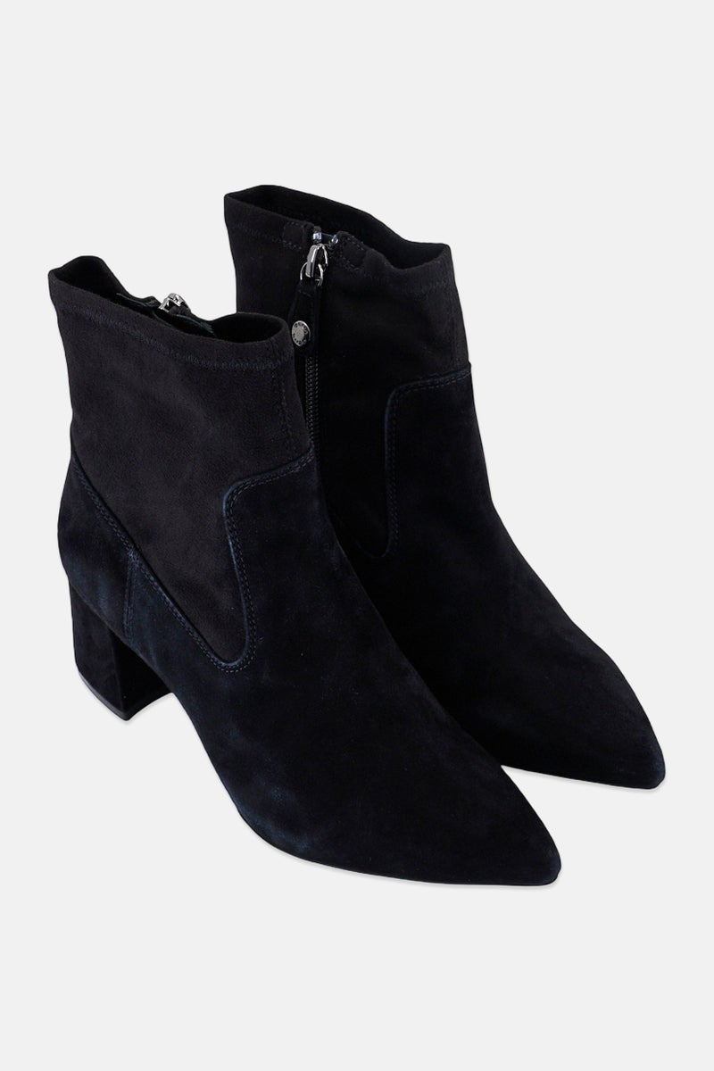 GEOX Women D Bigliana Zipper Closure Ankle Boots, Black - Image 4