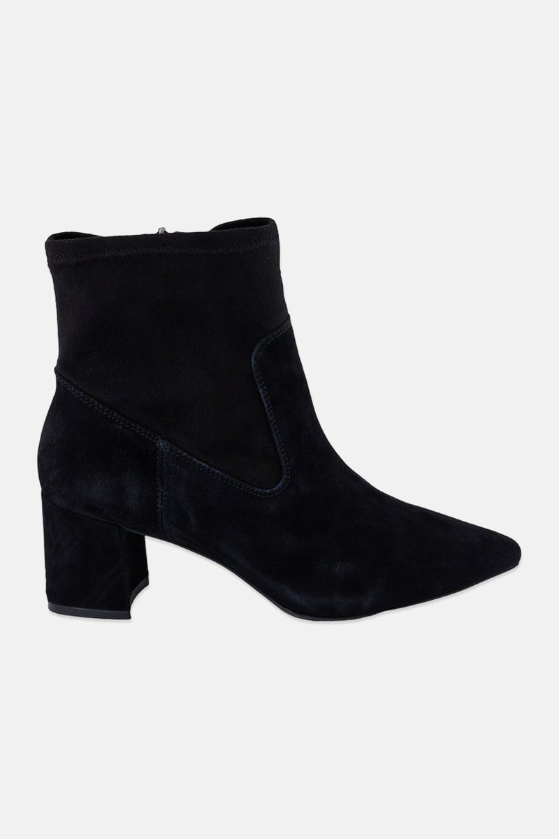 GEOX Women D Bigliana Zipper Closure Ankle Boots, Black - Image 4