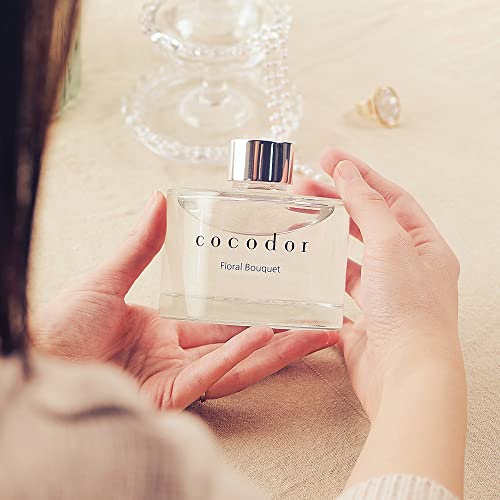 COCODOR Signature Reed Diffuser Set/Black Cherry / 6.7oz /2 Pack/Home Fragrance Diffuser, Oil Scent Diffuser for Bathroom Shelf Decor - Image 3