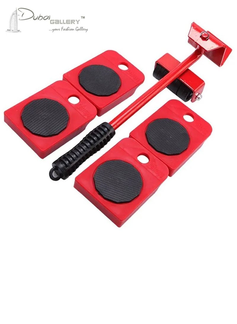 DubaiGallery Furniture Lifter Easy Moving Sliders 5 Packs Mover Tool Set Heavy Furniture Appliance Moving & Lifting System - Image 1