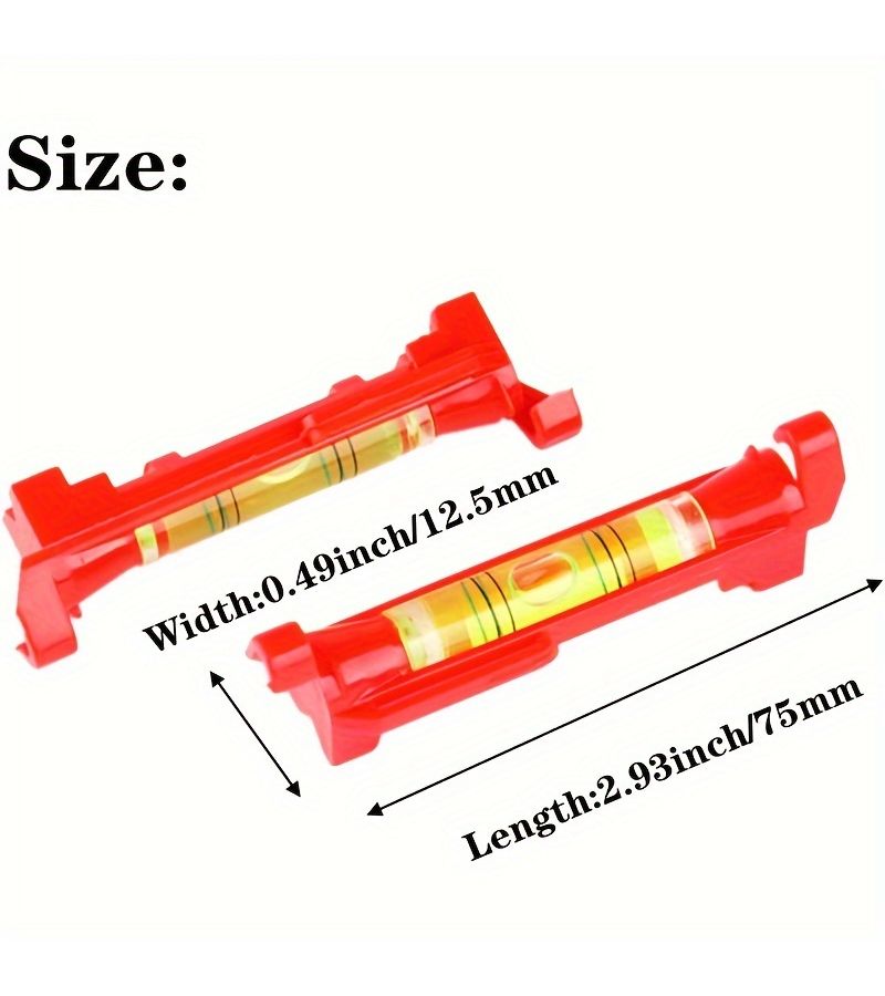 3 Pcs Hanging Bubble Line Level Tool for Construction Leveling Surveying - Image 3