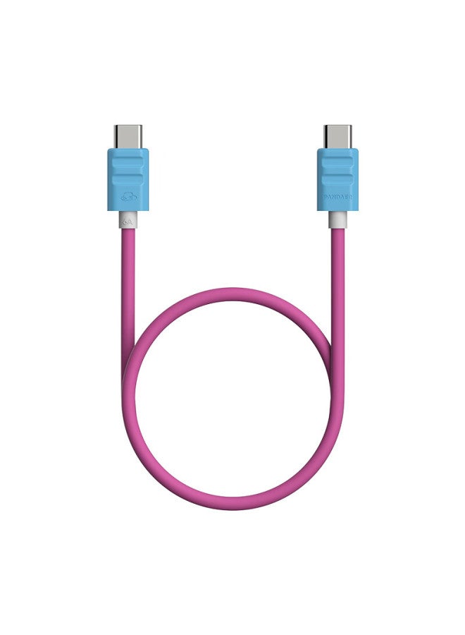 MEIZU Pandaer Line King 100w Usb-c Silicone Fast Charging Data Cable Citypop Blue, Support Pd3.0, Support 6a, One Cable For Phone/headphones/tablet - Image 3