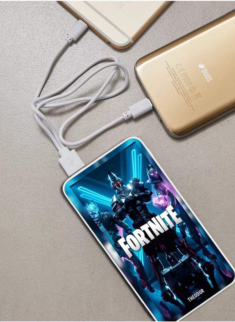 Theodor - 10,000 mAh Super Fast Charging Ultra Compact Power Bank with Quick Charge & Power Delivery, Portable Charger For iPhone and Android Fortnite 1 - Image 1