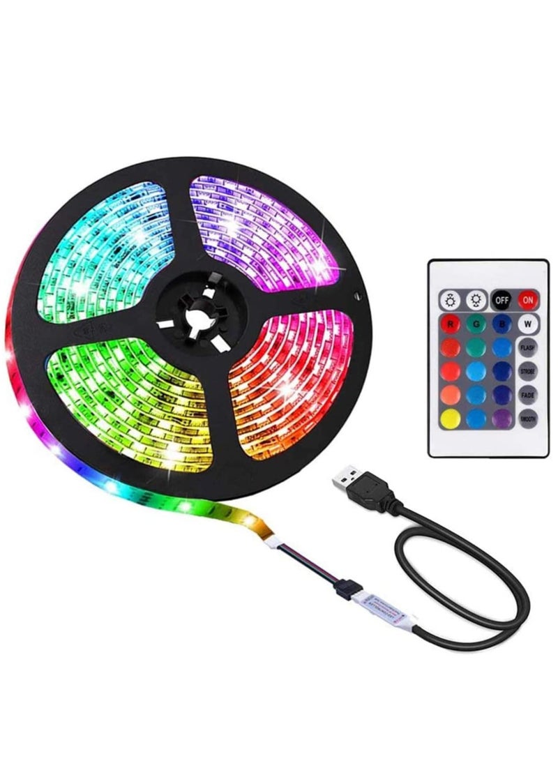 إسكدنيا 2 متر شريط ليد ضوء التلفزيون التحيز الخلفية عدة ل هدتف كمبيوتر مكتبي خزان الأسماك زينة مقاوم للماء رغب رصد الإضاءة مع التحكم عن بعد أوسب بالطاقة - Image 1