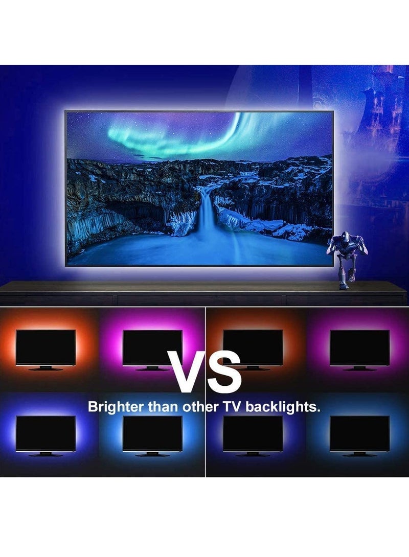 إسكدنيا 2 متر شريط ليد ضوء التلفزيون التحيز الخلفية عدة ل هدتف كمبيوتر مكتبي خزان الأسماك زينة مقاوم للماء رغب رصد الإضاءة مع التحكم عن بعد أوسب بالطاقة - Image 2