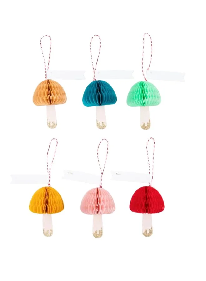 ميري ميري Mushroom Hanging Decoration Tags