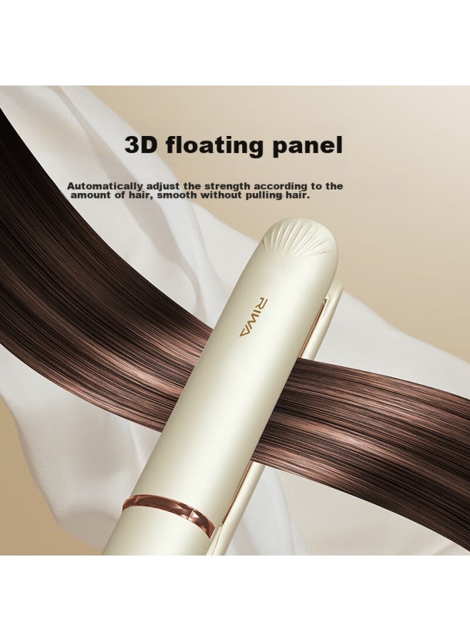 Riwa Straightening Iron, Negative Ion Curling Iron, Dual-use For Straightening And Curling, Hair Straightener For Men And Women, Bangs Inner Clip, Anti-frizz Hair Straightener 8160 Upgraded Version, Christmas Gift - Image 4