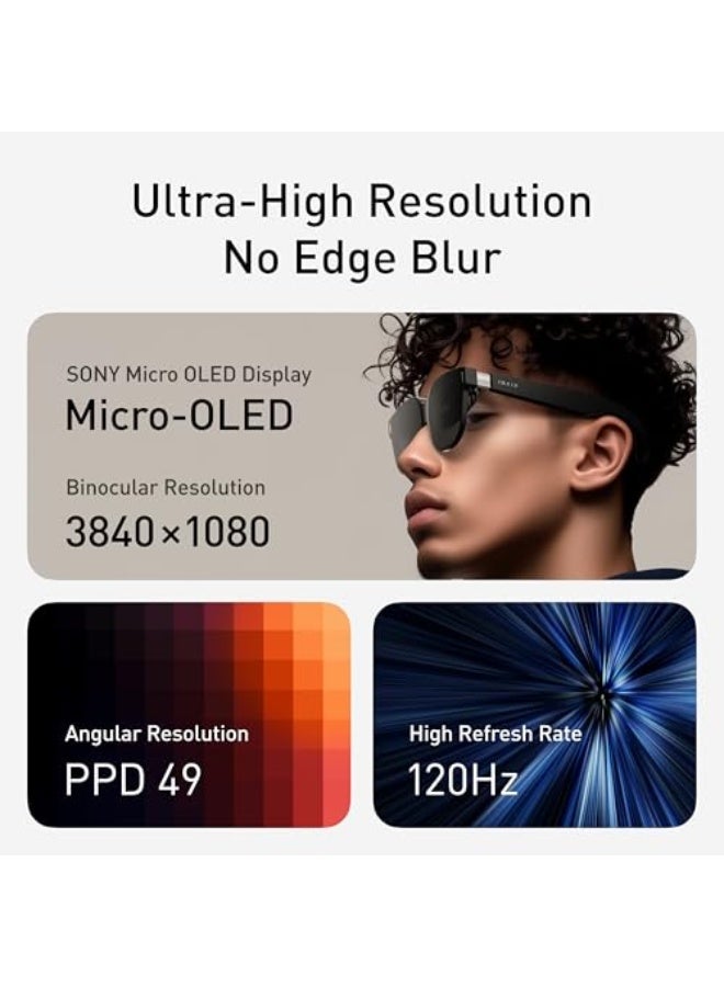 INAIR 2 PRO AR Glasses | 2D to 3D Image and Video | Reality/Virtual Switch | Multi-Screen | 135" 120Hz Display for Work & Entertainment |Compatible with iPhone15/16, Android, Mac Win Steam Deck - Image 5