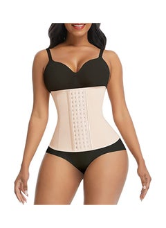 Waist Trainer for Women Latex Underbust Corsets Cincher Hourglass Body Shaper 4 Hooks Size S