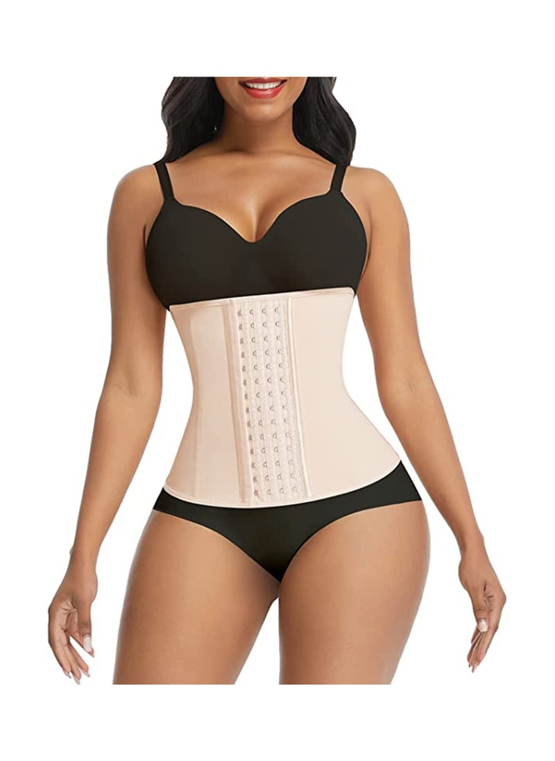 SYOSI - Waist Trainer for Women Latex Underbust Corsets Cincher Hourglass Body Shaper 4 Hooks Size S - Image 1