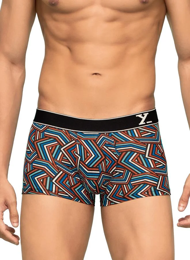 XYXX Pack of 2 - Men Printed Breathable Cotton Trunks