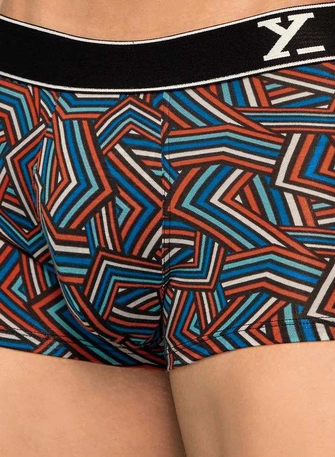 XYXX Pack of 2 - Men Printed Breathable Cotton Trunks