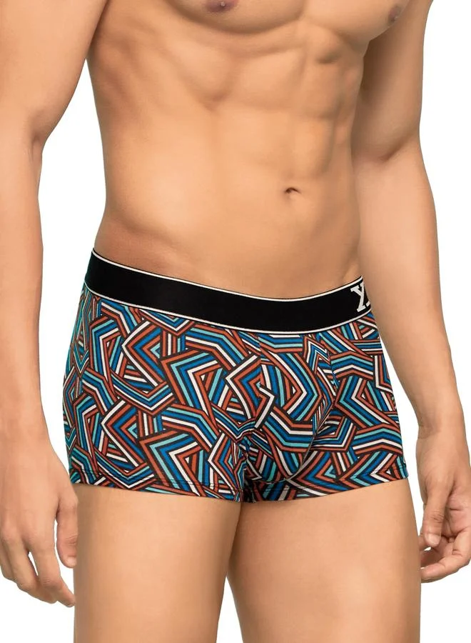 XYXX Pack of 2 - Men Printed Breathable Cotton Trunks
