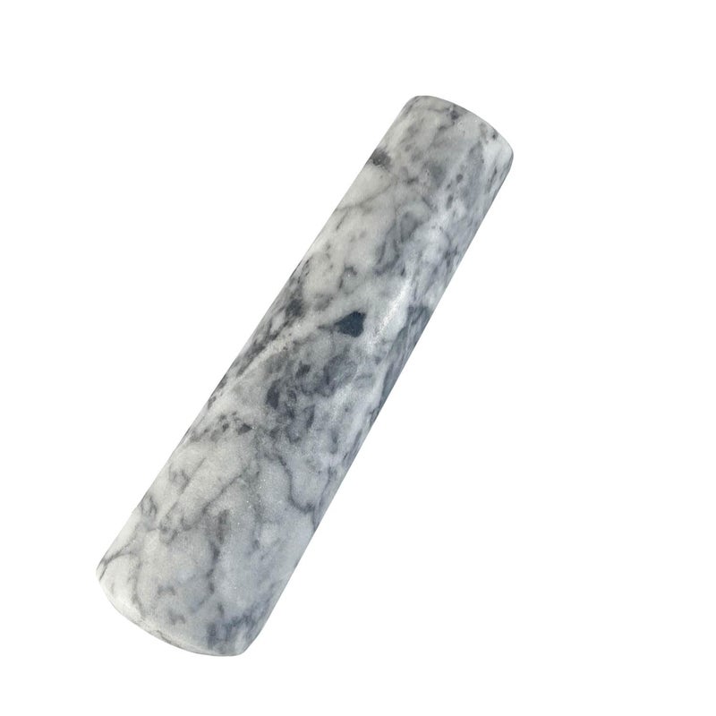 Yepmlrt Marble Replacement Pestle only， 5.3 in (Only Pestle [Mortar is not Included]), Granite Pestle Replacement Light Gray White - Image 1
