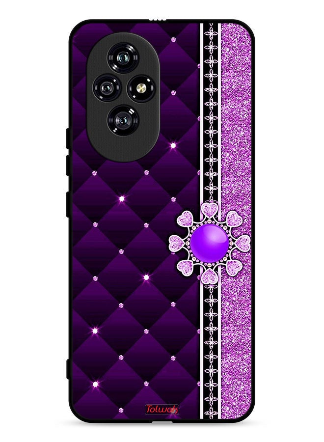 Tolwak Honor 200 5G Protective Case Cover Glitter Hearts - Image 1