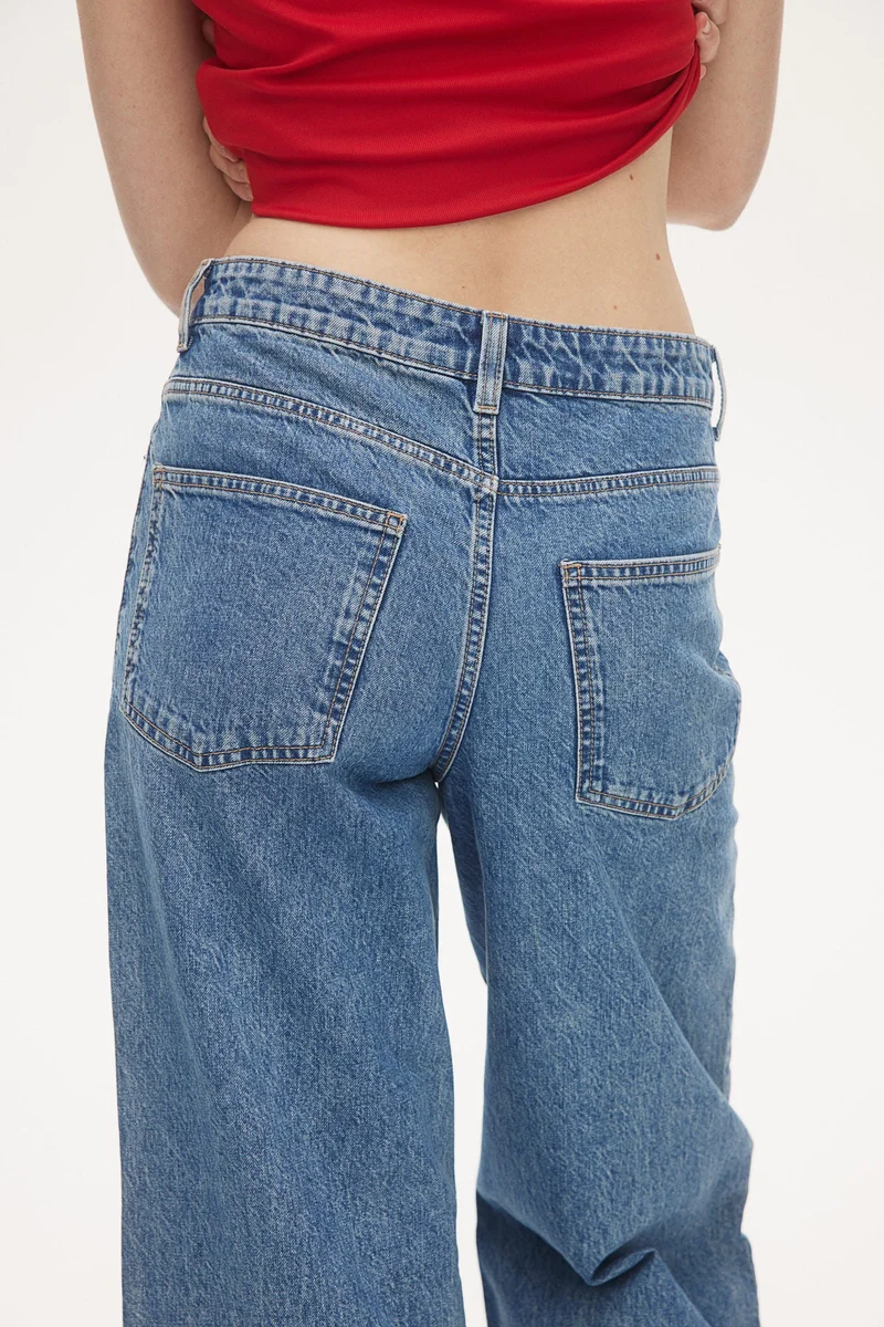 H&M Wide Regular Jeans