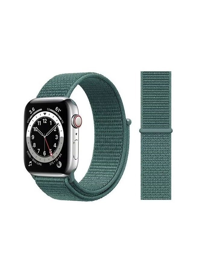 vesus Replacement Band For Apple Watch Series 6/SE/5/4/3/2/1 Pine Green