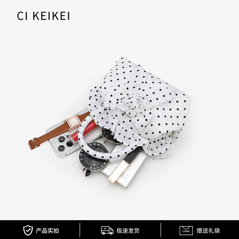 New Women'S Bag Sweet Lady Portable Small Bag Bow Solid Color Women'S Bag Mobile Phone Bag Walking Change Key Bag - Image 5