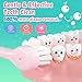 SEAGO Kids Electric Toothbrushes Rechargeable Toddler Electric Toothbrush with Magnetic Charging LED Observing Light 8 Toothbrush Heads for Ages 246 Boys Girls Pink - Image 4