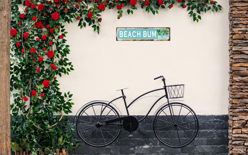 QIXFGUL Vintage Tin Sign Retro Metal Beach Bum Blvd Signs Stylish Wall Art Plaques for Home Decor Bathroom Kitchen House and Gothic Wall Decor or as a Unique Poster 16x4 in - Image 4