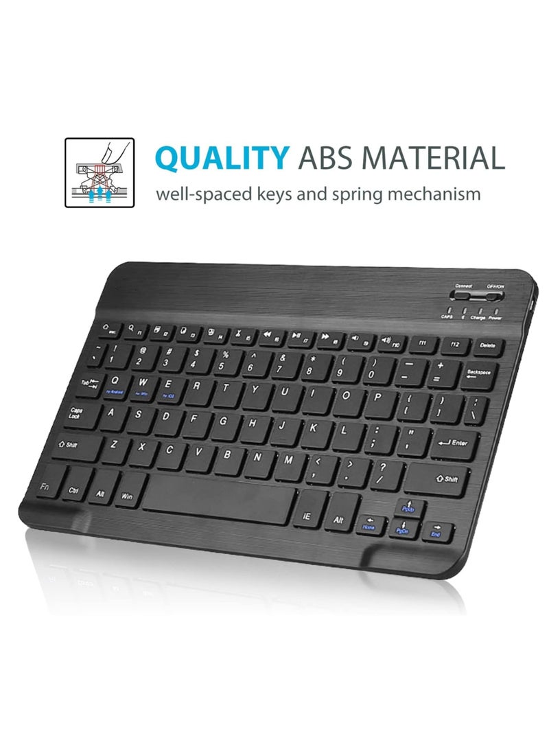 روك بو حافظة لوحة المفاتيح لجهاز Galaxy Tab S6 Lite 10.4 بوصة 2024/2022/2020 غطاء ذكي نحيف وخفيف الوزن مع لوحة مفاتيح لاسلكية لجهاز Galaxy Tab S6 Lite 10.4 بوصة SM-P620 P625 P613 P619 P610 P615 - Image 5