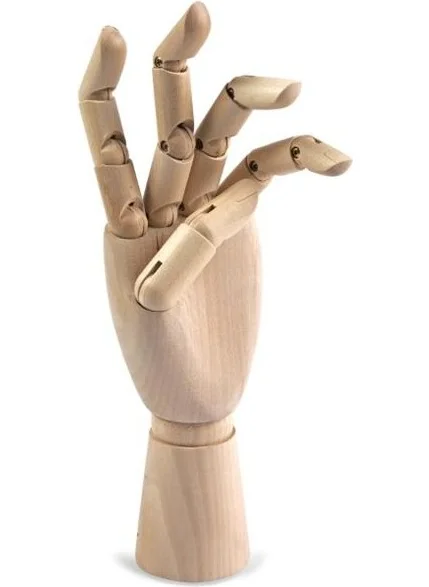Gvn Art Wooden Model Hand 20 cm