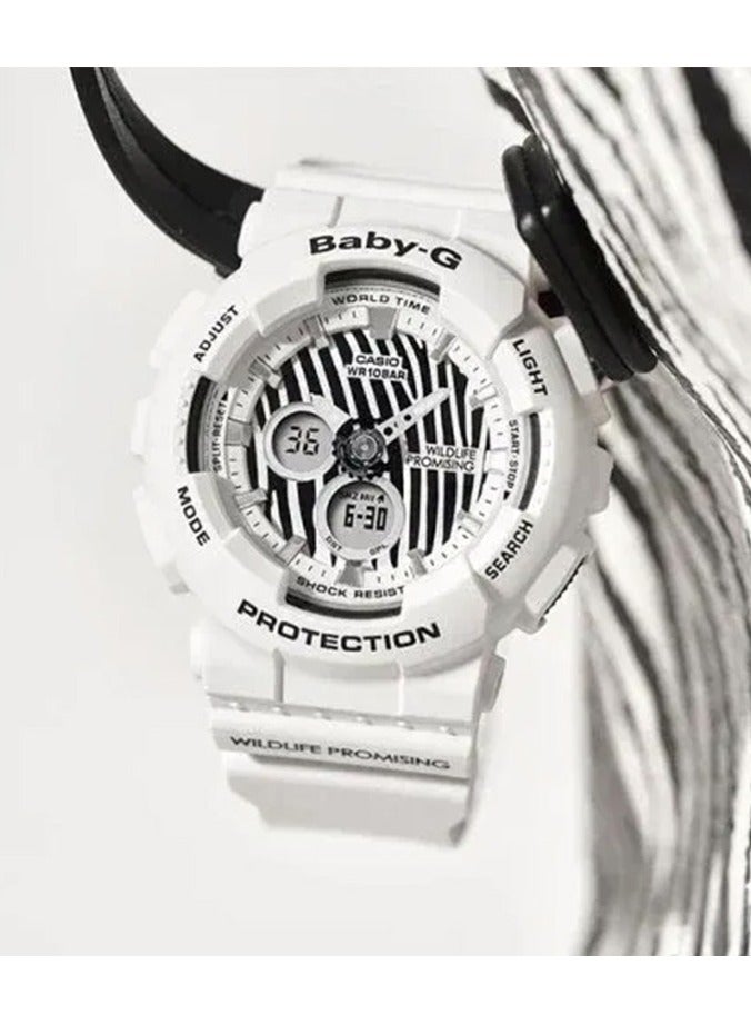 كاسيو بيبي جي – ساعة تعاون نسائية واعدة للحياة البرية BA-120WLP-7ADR - Image 2