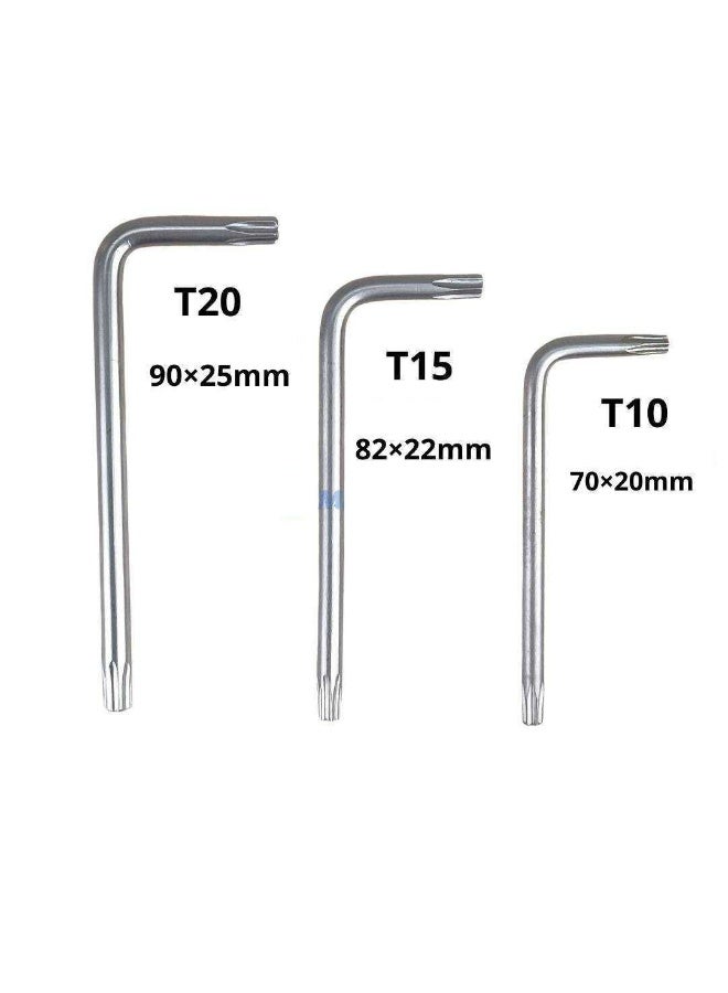 فكسر مجموعة مفاتيح توركس مكونة من 9 قطع - طقم مفاتيح نجمة دقيقة للسيارات والإلكترونيات والإصلاحات العامة - Image 4