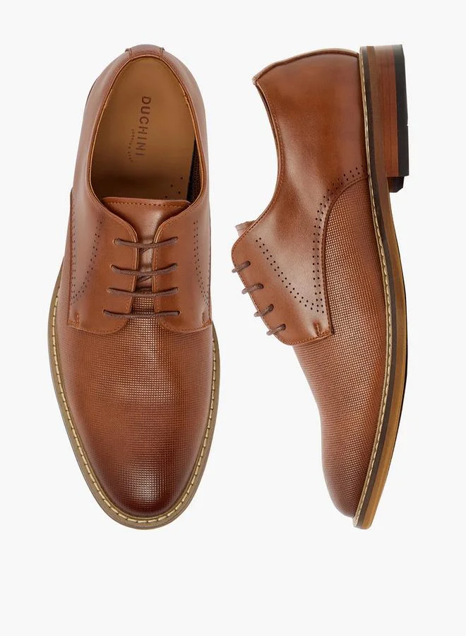 Duchini Men Lace-Up Oxford Shoes