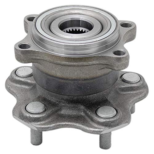 TRQ Rear Wheel Bearing & Hub Assembly with ABS Sensor Compatible with 2003-2008 INFINITI FX35 - Image 1