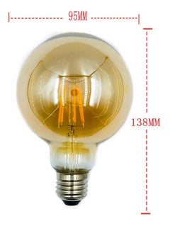 MODI LED Bulb Edison Vintage 8W Warm White 95x138 millimeter 2 pcs  - Image 2