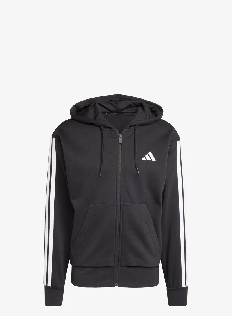 Adidas Essentials 3-Stripes Fleece Hoodie