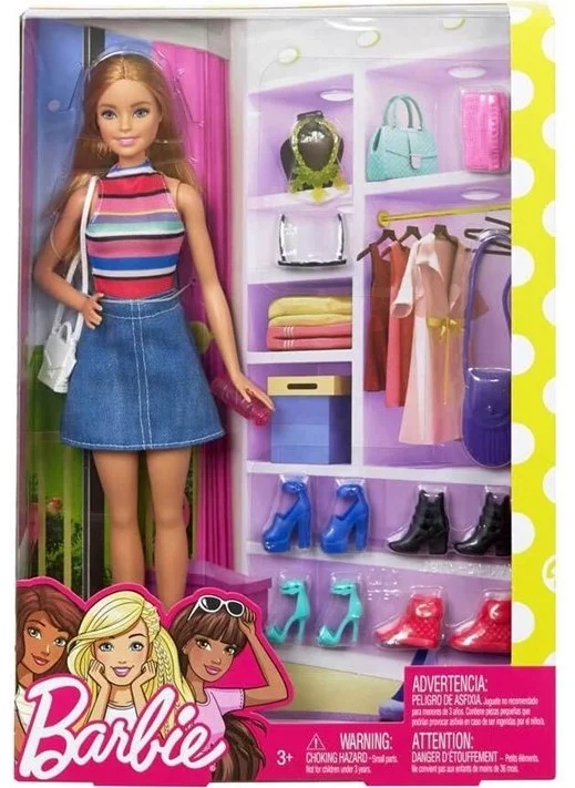 Barbie Doll and Her Fabulous Accessories FVJ42