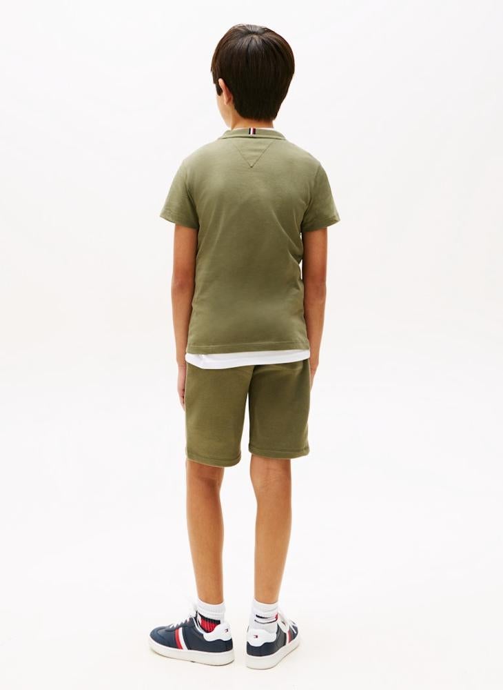 TOMMY HILFIGER Essential Logo T-Shirt And Shorts Set - Image 2