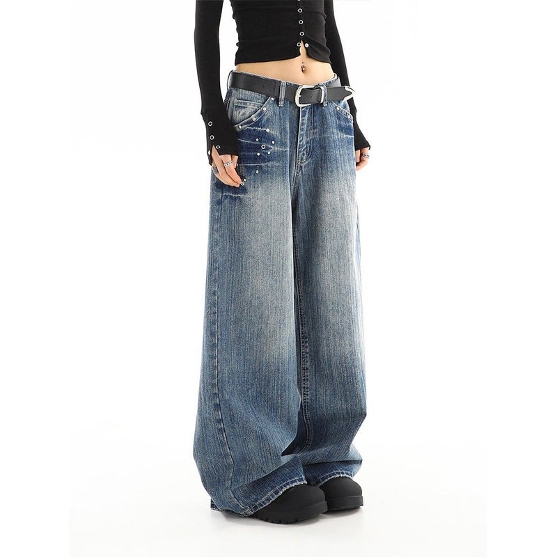 Vintage Classic European-American Design Daily Commute Jeans  Size_S - Image 3