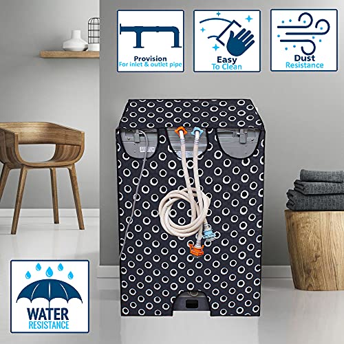Star Weaves Washing Machine Cover For Fully Automatic Top Load Whirlpool Whitemagic 6.5Kg Model - Waterproof & Dustproof Cover - FABKUM17 - Image 4