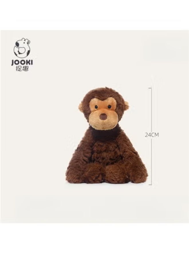 Jooki Fun Pluto Monkey Plush Toy Cute Stuffed Animal Doll Birthday Gift Sleeping Pillow (with Drawstring Bag) - Image 5