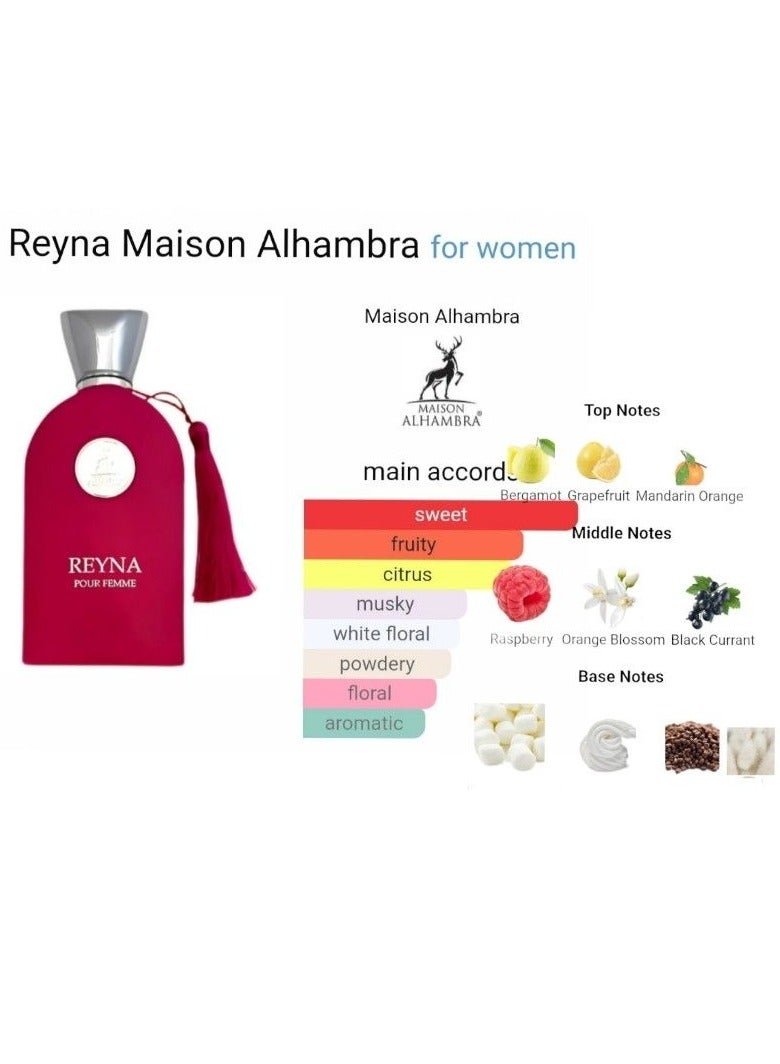 ميزون الهمبرا رينا للنساء - 100 مل (مستوحى من أوريانا من بارفان دي مارلي) - Image 5