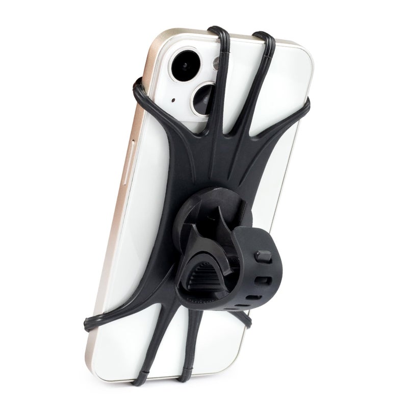 Hoovy Stroller Phone Mount | Silicone Stroller Phone Holder | Cell Phone Holder for Strollers, Shopping Carts, or Handlebars | Phone Holder Mount for Strollers - Image 1