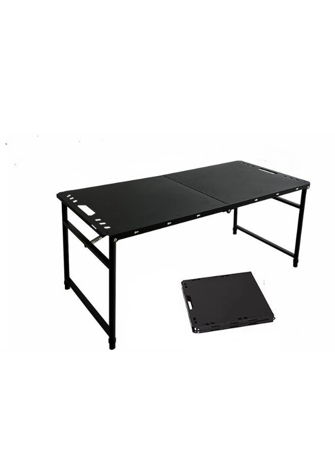 بلو فاير طاولة تكتيكية قابلة للطي بارتفاع قابل للتعديل (48–60 سم) مع نظام رفع غازي – تتحمل حتى 80 رطلاً، مصنوعة من الفولاذ عالي الكربون، محمولة وسهلة الطي، مثالية للتخييم والرحلات والعمل الميداني، مع حقيبة تخزين وضمان سنة واحدة - Image 1