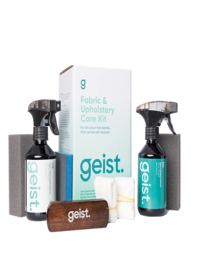 Geist. Fabric & Upholstery Care Kit | For cleaning, stain removal and protection of Alcantara and cloth car seats, sofas, furniture, rugs, carpets | Makes textiles water and stain resistant - Image 1