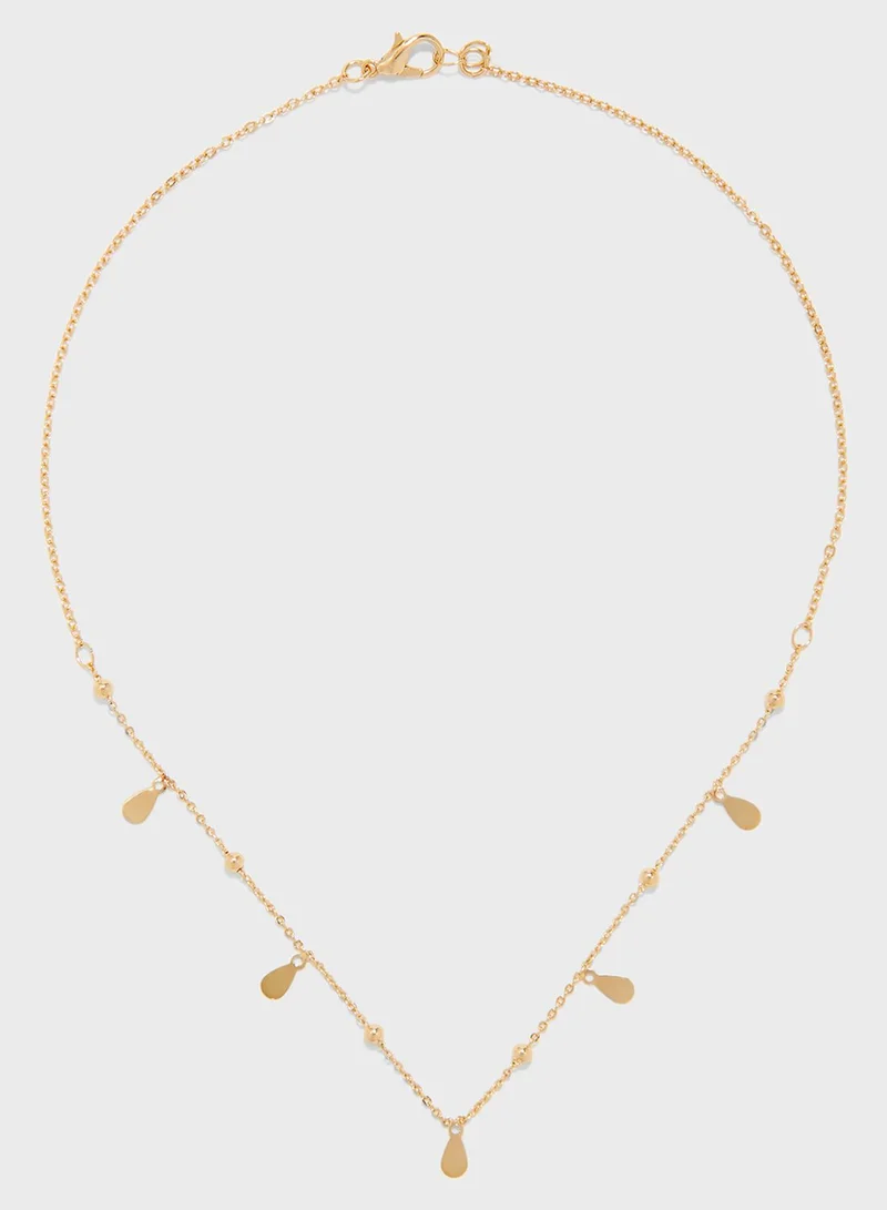 American Eagle Cowrie Shell Layered Necklace Set