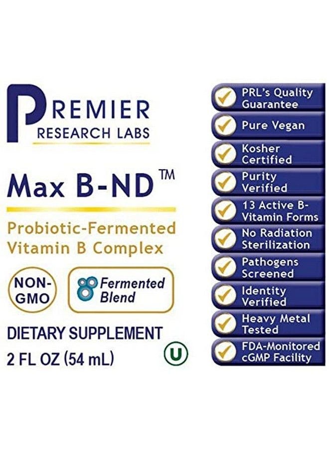 Max Bnd Probiotic Fermented Vitamin B Complex Supports Liver Brain Energy & Immune System Vegan Kosher 2 Fl Oz (21 Servings) - pzsku/ZDC04744DC11E0E04C66CZ/45/_/1685515314/12268261-b677-45b1-a75f-c8ad0e5ab74f