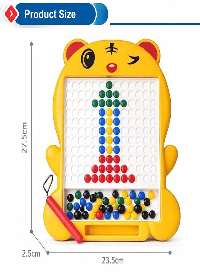 Little B Magnetic Drawing Board Toy for Kids, Cat Shape, 3+ Years. (Yellow) - Image 3