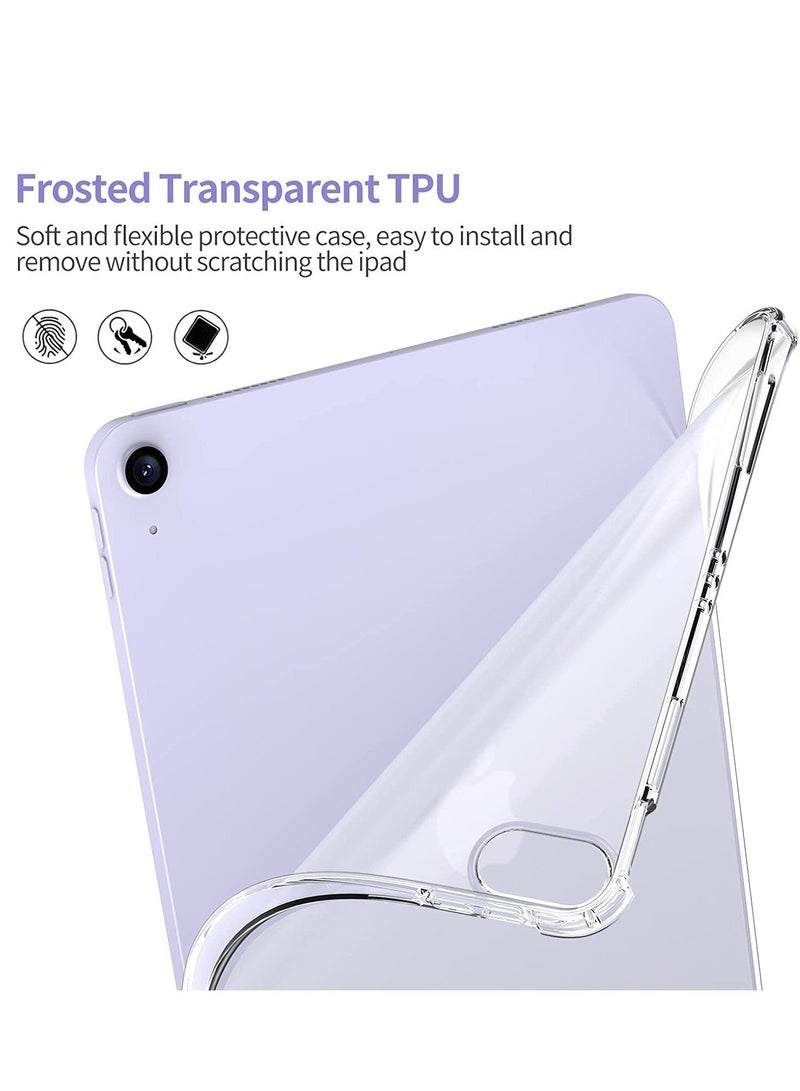 راكسوم حافظة iPad Air من الجيل الخامس، غطاء TPU لجهاز iPad Air من الجيل الخامس/الرابع 10.9 بوصة 2022/2020، حافظة واقية شفافة مقاومة للصدمات - Image 3