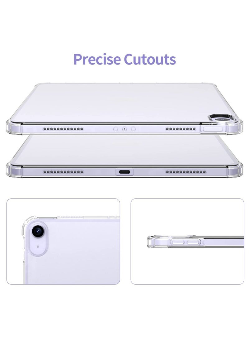 راكسوم حافظة iPad Air من الجيل الخامس، غطاء TPU لجهاز iPad Air من الجيل الخامس/الرابع 10.9 بوصة 2022/2020، حافظة واقية شفافة مقاومة للصدمات - Image 4