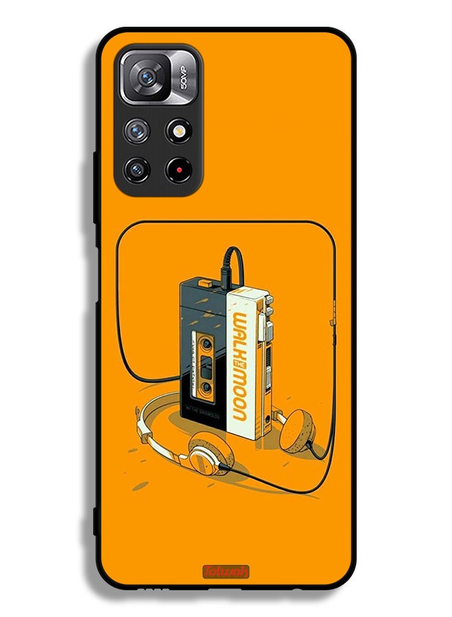 Tolwak Xiaomi Redmi Note 11 4G Protective Case Cover Walk The Moon - Image 2